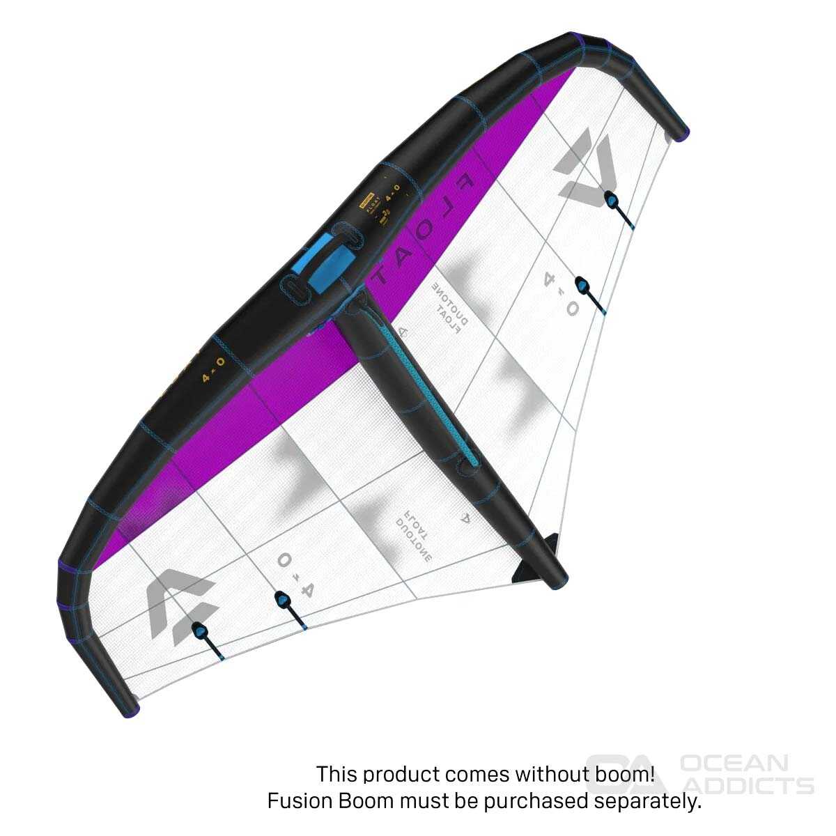 2025 Duotone Float Wing - Purple - Angled