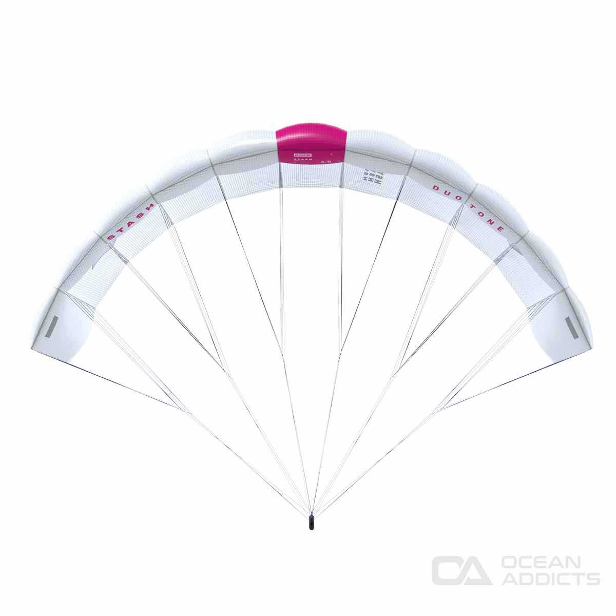 2025 Duotone Stash Parawing Kite - White Front