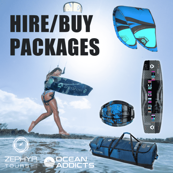 Zephyr Hire Kitesurfing Gear