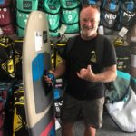 Steve North Neo Kite and Nugget Kiteboard