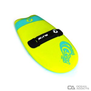 slyde grom handboard lemon and tourquoise