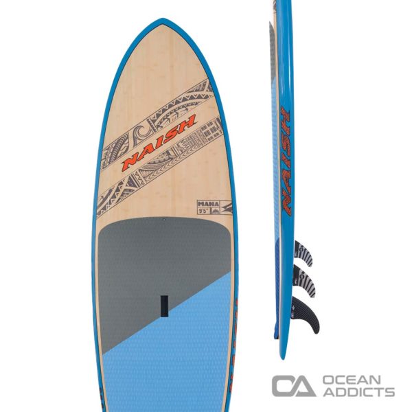 S25 Naish Mana GTW SUP Board side and details