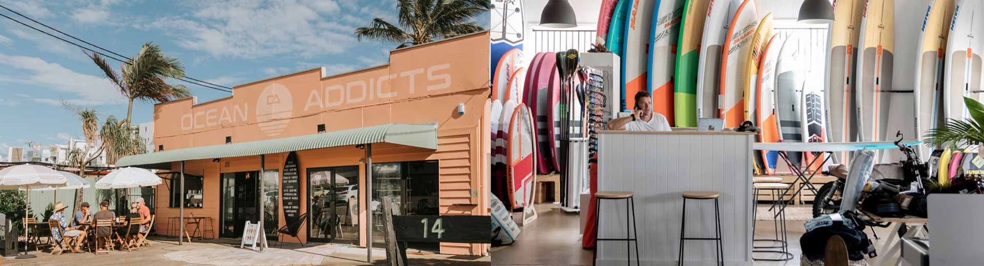 Ocean Addicts SUP Kite and Foil Shop Maroochydore - Sunshine Coast - Local Store Cotton Tree