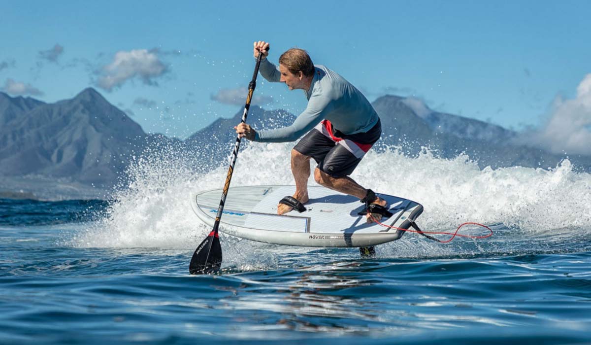 S26 Naish Hover Wing Foil Carbon Ultra - Naish Wing Foil Board CU - Robby Naish testing the new S26 wing foil board