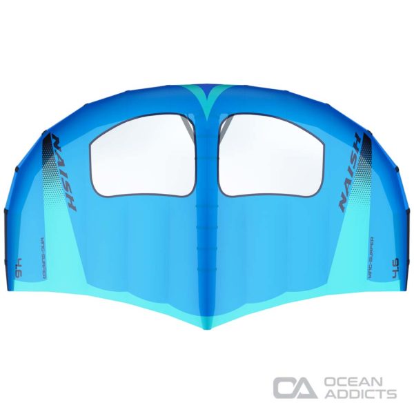 S26 Naish Wing Surfer - Surf and Foil Wing - Blue - Top View