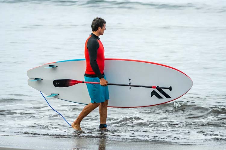 2023 Fanatic AllWave SUP Board - Features - Bottom Shape