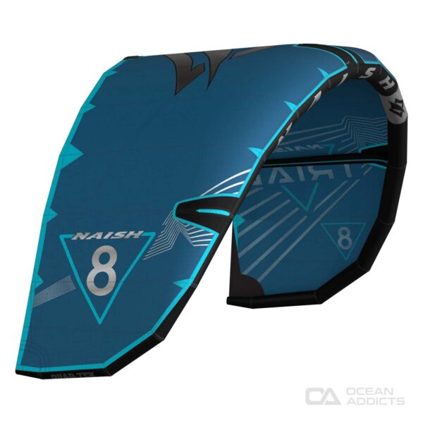 2023/2024 Naish Triad Kite - Blue Right Side - Allround Freeride Wave Kite - Order Online Australia