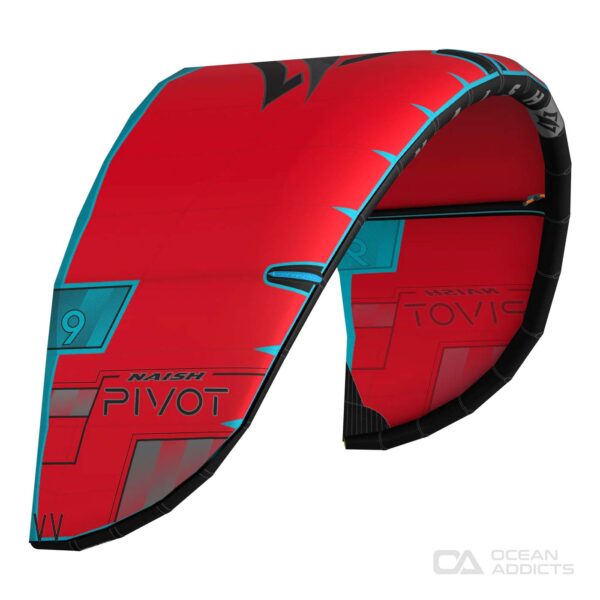 2024 Naish Pivot Kite - Red - Sideview Right - Order Online Australia