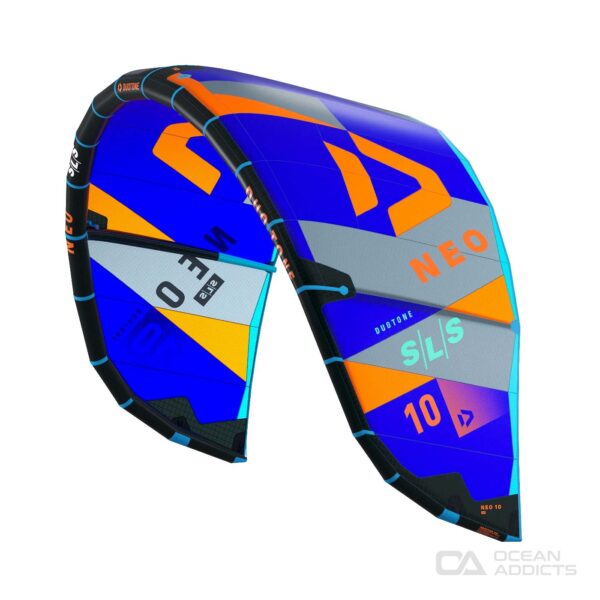 2024 Duotone Neo SLS Kite - Blue-Orange - Buy Online Australia