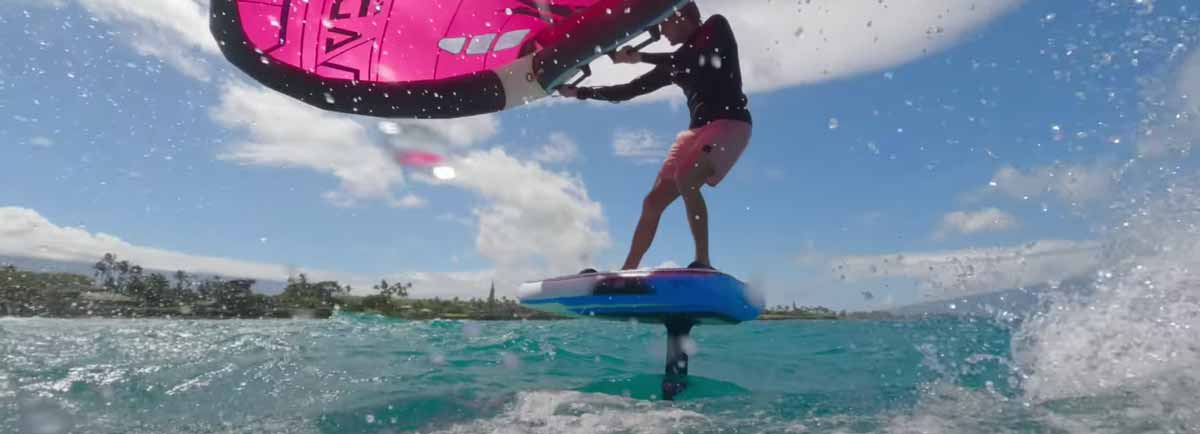 2024 Naish Hover Wing Foil Inflatable Action Shot - Gallery 02