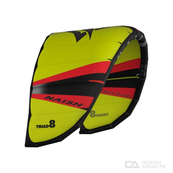 S27 Naish Triad Kite 2023 - Yellow Right Side - Order Naish Kites Online Australia