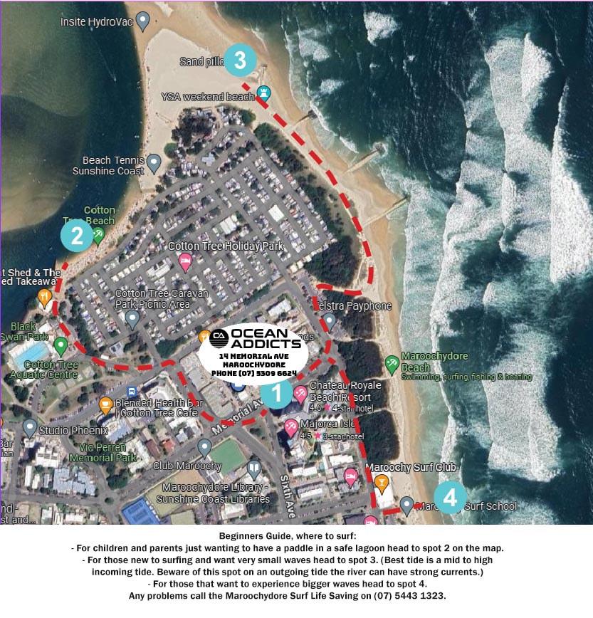 Maroochydore Where to Surf