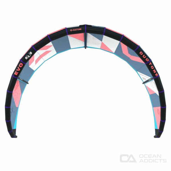 Duotone Evo SLS Kite 2024 - Front Coral Blue - Buy Duotone Kites Online Australia