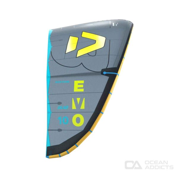 2026 Duotone Evo D-LAB Kite - grey-lime - right