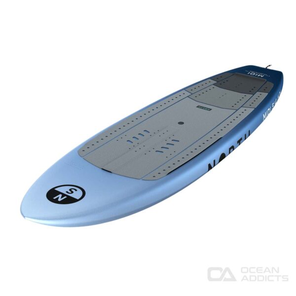 North Midi 2025 Crossover Wing Foil Board - Front Side View
